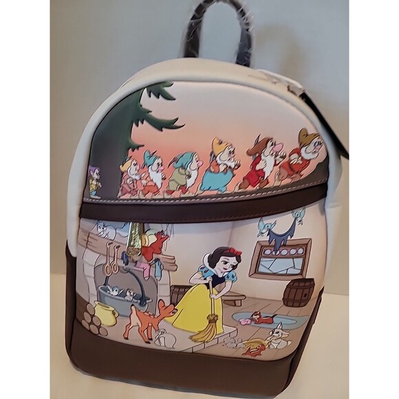 Loungefly Disney Snow White and the Seven Dwarfs Multi Scene Mini Backpack - New main image 13